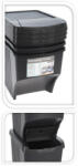 Home Styling Collection Cosuri de reciclare pentru bucatarie, sub chiuveta sau in dulap, 3 containere (Y54230540) Cos de gunoi