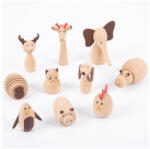 TickiT Animal Friends, set 10 animalute din lemn, TickiT (TIK-73472) Figurina