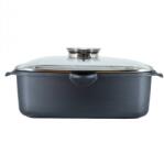 BFYH Roaster deptunghiular, dimensiune 32 cm, capac din sticla, capacitate 5.6L, cod 55873 (BFYH-63)