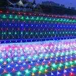 Somogyi Elektronic & MARKER® Fényfüggöny, kültéri karácsonyi fényfűzér, 192 db-os LED (többszínű) kültéri lámpa | LUMONET