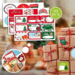  HOME & MARKER® Karácsonyi ajándék díszítő matrica szett (90 db) | GIFTAGS