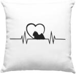  Máltai selyemkutya heartbeat párna (maltai_selyemkutya_heartbeat_parna)