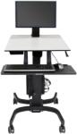 Ergotron WorkFit-C Single LD Sit-Stand Workstation fekete (24-215-085)