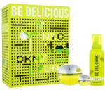 DKNY DKNY Be Delicious set cadou Apă de parfum 100 ml + apă de parfum 7 ml + spumă de duș 150 ml pentru femei