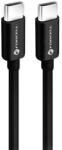 Forcell Cablu Date si Incarcare USB-C - USB-C Forcell C338, 60W, 0.25m, Negru