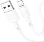 hoco. Cablu Date si Incarcare USB-A - Lightning HOCO X83 Victory, 18W, 1m, Alb - evomag