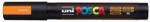 uni Dekormarker, 1, 8-2, 5 mm, UNI Posca PC-5M, fluor narancs (TUPC5MFN) (2UPC5MFN)