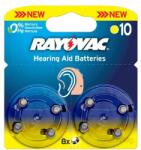 Rayovac 10AU-6MFAS BLI8 hallókészülék elem PC (4610745418)