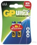 GP Batteries GP Ultra Plus AAA (LR03) elem 2db/bliszter PC (B17112)