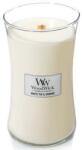 WoodWick White Tea & Jasmine lumânare parfumată cu fitil de lemn 609, 5 g