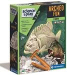 Clementoni Science & Play: Piranha fluoreszkáló régészeti készlet - Clementoni (50189)