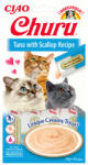 Inaba Foods Churu Recompensa Cremoasa cu Ton si Scoici - shop4pet
