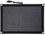 Technaxx Solar autós akkumulátortöltő 12V, panel 10W, TX-209, fekete