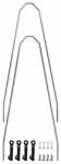 SKS Velo Urban 42-47 sárvédő kiegészítő rögzítő pálca szett normál villához, párban, ezüst színű