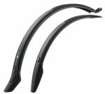 SKS Velo 47 Trekking felpattintható műanyag sárvédő szett, 28 colos kerékpárokhoz, 47 mm, kiegészítő pálca nélkül, fekete - bikepro - 9 600 Ft