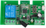 SmartWise 5V-32V egy áramkörös, Zigbee + RF NO/NC okosrelé, kontakt kapcsolással, impulzus üzemmóddal (SMW-REL-532V-1RF-ZB) - smart-otthon