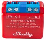 Shelly PLUS 1PM Mini, WiFi + Bluetooth okosrelé, fogyasztásméréssel (ALL-REL-PLUSMINI1PM)