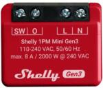 Shelly PLUS 1PM MINI Gen3, Wi-Fi + Bluetooth okosrelé, áramfogyasztás-méréssel (ALL-REL-PLUSMINI1PM-R3)