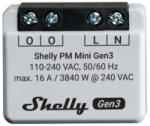 Shelly PLUS PM Mini Gen3, WiFi + Bluetooth modul, fogyasztásméréssel (ALL-REL-PLUSMINIPM-R3)