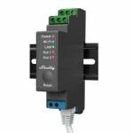 Shelly PRO 2 DIN-sínre szerelhető, 2 áramkörös, WiFi + Ethernet + Bluetooth kompatibilis okosrelé, feszültségmentes kapcsolásra is (ALL-REL-PRO2)