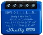 Shelly PLUS 1 Mini GEN3, egy áramkörös WiFi + Bluetooth okosrelé (ALL-REL-PLUSMINI1-R3)