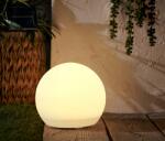 Tchibo Gömb alakú kerti lámpa, napelemes, 20cm Szatinált fehér