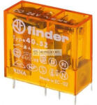 Finder miniatűr dugaszolható ipari relé 2 váltóérintkezős 24V AC, 8A (FIND40528024)