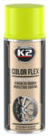 K2 | COLOR FLEX CARBON Gumi festék spray sárga | 400 ML