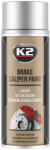 K2 - Féknyereg festék hőálló - EZÜST 400ml