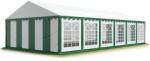 Pártystany-Jičín s. r. o Kerti parti sátor 5x10m - PVC Standard tűzálló szín fehér Színes: Zöldes-fehér