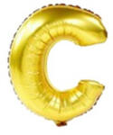 Balloons4party Balon folie litera C auriu 40 cm