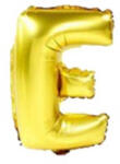 Balloons4party Balon folie litera E auriu 40 cm