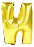 Balloons4party Balon folie litera N auriu 40 cm