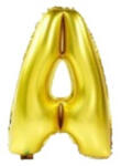 Balloons4party Balon folie litera A auriu 40 cm
