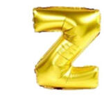 Balloons4party Balon folie litera Z auriu 40cm
