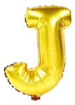 Balloons4party Balon folie litera J auriu 40 cm