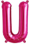 Balloons4party Balon folie litera U roz 40cm