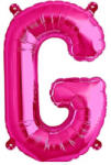 Balloons4party Balon folie litera G roz 40 cm