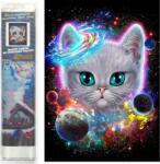 NORIMPEX - Puzzle Pictura cu diamant: Space kitten 30x40cm - 1 - 39 piese