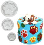 3 darabos rugós fondant kiszúró-Tappancs