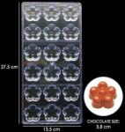  Polikarbonát bonbon forma-Virágok