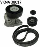 SKF Set curea transmisie cu caneluri SKF VKMA 38017 - piesa-auto
