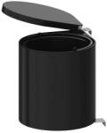 Maxdeco Cos de gunoi 10 L negru, cu capac automat, incorporabil in dulap de bucatarie Cos de gunoi