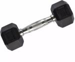  Hatszögletű gumírozott fix súlyzó 4kg