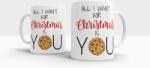 StuffMaster All I want for Christmas is you karácsonyi bögre (bsbogre143)
