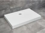 Radaway Zuhanytálca, Radaway Doros Stone D szögletes zuhanytálca előlappal 100x90 fehér, ajándék szifonna - mozaikkeramia