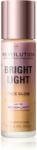 Revolution Bright Light Face Glow világosító tonizáló fluid árnyalat Lustre Medium Light 23 ml