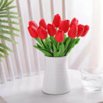Euro souvenirs Élethű gumi tulipán piros 34 cm 1 szál (ES07081-R)