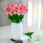 Euro souvenirs Élethű gumi tulipán pink 34 cm 1 szál (ES07081-PINK)