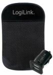 LogiLink Încărcător auto USB cu 2 porturi și covor antiderapant, negru (PA0118)